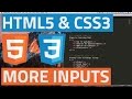 HTML5 and CSS3 beginner tutorial 39 - Other input elements