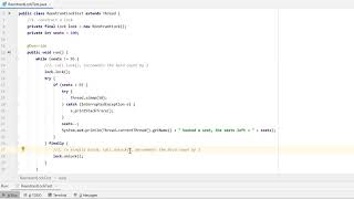 Java ReentrantLock Super Simple Example