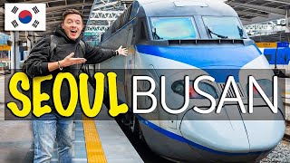 I Took Korea's Fastest BULLET Train 🇰🇷  SEOUL to BUSAN