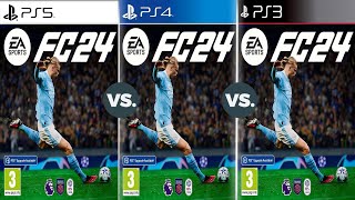 EA FC 24 (FIFA 24) PS5 Vs PS4 Vs PS3 | Graphics Comparison