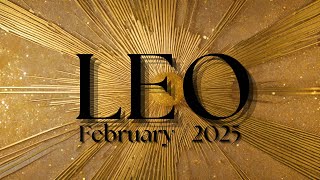 LEO ~ RECONCILIATION! YOU LET IT GO,NOW ITS COMING BACK TO YOU❤️ -FEBRUARY 2025 TAROT