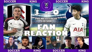 ANGRY SPURS FANS REACTION TO FULHAM 3-0 TOTTENHAM | PREMIER LEAGUE #expressionsoozing #spur #fultot