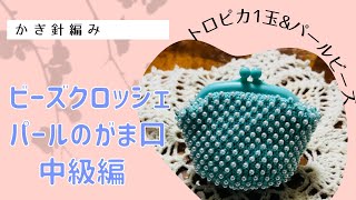 ビーズクロッシェ！パールのがま口中級編