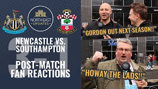Newcastle United vs Southampton Post Match fan reaction - NUFC fan reaction