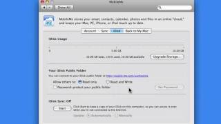 Learn MobileMe - Setting up your Public iDisk @ uSchoolme