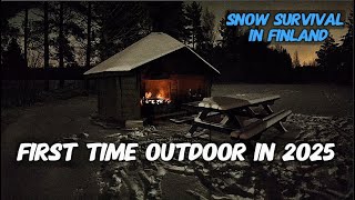 Winter Life in Finland: Cold Day, Warm Cabin Retreat in the Snowy Wilderness! | Cabin Life