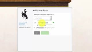 WyoSecure Two Factor Enrollment Process