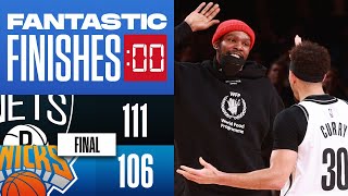 Final 2:43 WILD ENDING Nets vs Knicks 🔥🔥