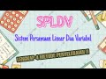 [PKM] SPLDV (Metode Substitusi, Eliminasi, Gabungan, Grafik) | Rahmi Assyifa