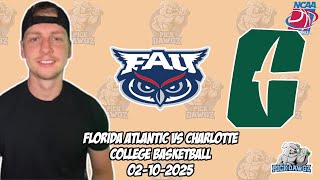 FAU vs Charlotte 2/10/25 Free College Basketball Picks and Predictions | NCAAB Pick