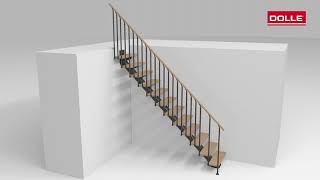 Staircase SYDNEY from DOLLE in straight flight | CLASSIC banister