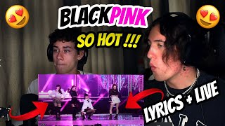 South African React To BLACKPINK - SO HOT ( LYRICS + LIVE !!! )