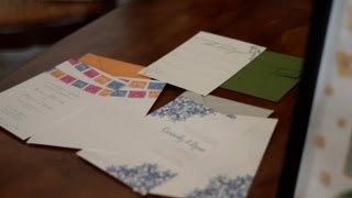 How to Make Your Own Invitations for an Engagement Party : DIY Wedding Invitations