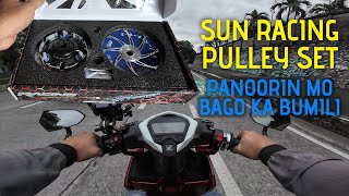 SUN RACING PULLEY SET FOR CLICK 150 BIG PULLEY REVIEW INSTALL AND TEST RIDE