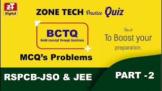 BCTQ Series CE-26 | RSPCB-JSO \u0026 JEE | Practice MCQ's Problems | Part-2