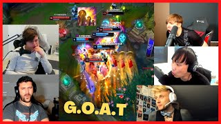 Streamers REACT to Faker's INSANE R