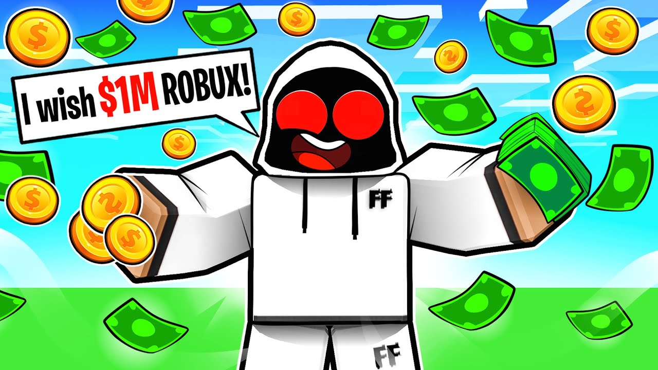 I Wished For ONE MILLION ROBUX.. (Roblox)