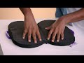 Purple Foldaway Seat Cushion