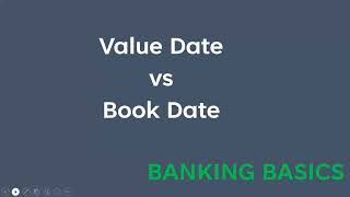 Booking Date Vs Value Date Balance