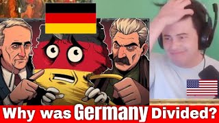 American Reacts Why was Germany Divided After WW2? | Animated History