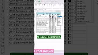 Track progress like a pro style #excel #exceltips #exceltutorial