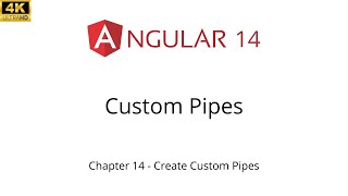 Ch14 - Custom Pipes in Angular | Create Pipe in Angular Command | Tutorial for Beginner