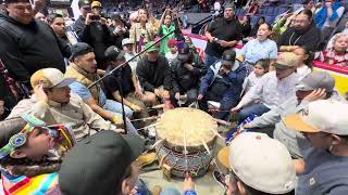 FNUC Pow wow 2024 1st intertibal contest song Tatanka Kuwa