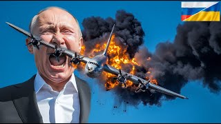 18 MINUTES AGO! Hell in the skies of Russia, Tu-95 bomber shot down by Ukrainian F-16