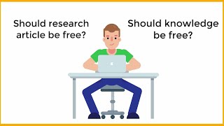 Should research article be free? Should knowledge be free?