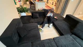 Why is Everyone Buying This Living & Giving Boneless Modular Cloud Couch?