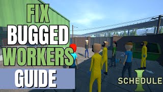 Schedule 1 - Fix Bugged Workers | Broken Chemists, Botanists, Handlers Not Working Fix