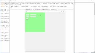 Python Tkinter - 8 - Labels and Entry Fields