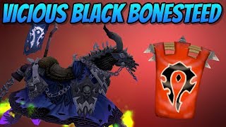 Vicious Black Bonesteed | New Mount | World of Warcraft | WoW 8.1.0 BFA