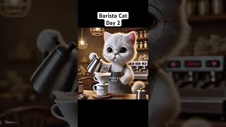 Barista Cat Day 2 - Be Fired..#cats #고양이 #cutecat #cafe #catlove #커피캣 #cute #cat #kitten