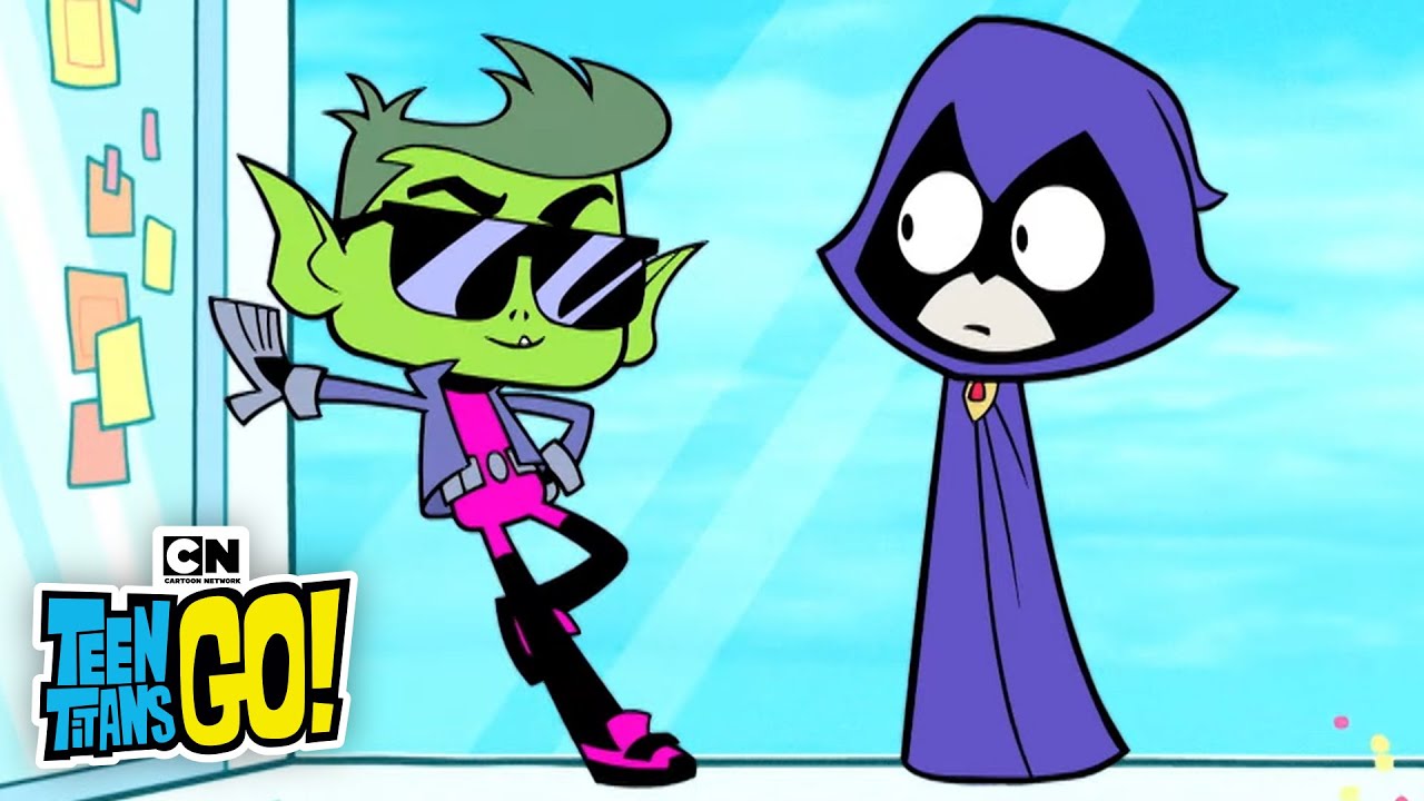 MASH-UP: Beast Boy And Raven Fall In Love | Teen Titans Go! | Cartoon ...