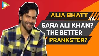 LOL- Varun Dhawan REVEALS a question you should NEVER ask Shah Rukh Khan| Rapid Fire