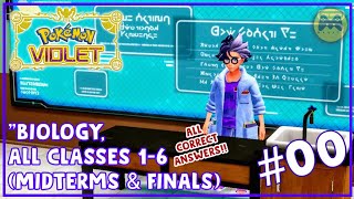 Biology, All Classes 1-6 (Midterms \u0026 Finals) Pokémon Scarlet/Violet: Walkthrough Part #00