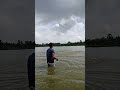 পুকুরে নেমে জাল ফেলা desi_fishing fish fishing villge_fishing netfishing