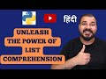 Tutorial 20- Become a Pro with Python List Comprehensions With 1 Line Of Code |Krish Naik Hindi