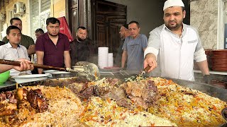 SHOCK! 100 kg FINISHED in 37 Minutes | Popular Street FOOD in Uzbekistan | Pilaf