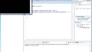 Section 8 Examining a Simple Java Program in Detail