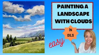 PAINTING SKY & CLOUDS IN LANDSCAPE IN OILS with Suzanne Barrett Justis