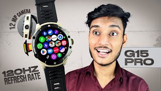 Best *ROUND DIAL* 5G Android Smartwatch 🔥 With 12MP Camera | 2GB+32GB | G15 Pro Smartwatch Unboxing