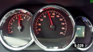 Nissan Terrano - Acceleration 0-100 km/h (Racelogic)