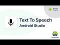 Text To Speech Video in Android Studio | Game App Studio | Android Tutorials