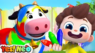 Learn Colors with Lola the Cow | La Vaca Lola | Colors Song | Nursery Rhyme \u0026 Kids Song | Yes! Neo