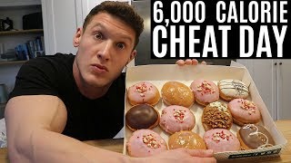 6,000 CALORIE CHEAT DAY | IIFYM Full Day of Eating