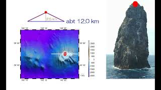 4086【03再M】Wondrous Tamu Massif and SohuGan Rock in Japan不思議なタミュ山塊（太陽系最大の火山）と日本の孀婦（そうふ）岩by Hiroshi Ha