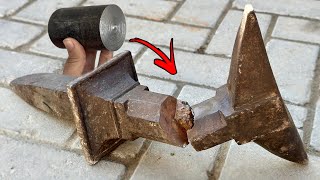 How To Fix a Broken Blacksmith's Anvil To Bear Hammer Blows Again.