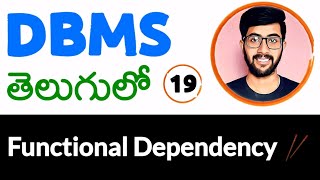 Functional Dependency in telugu | DBMS in telugu | Database Management System telugu | Vamsi Bhavani